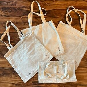 Christy Dawn 3 Tote Bags Carry All Canvas Trovata Tote Bag Birds of Paradise